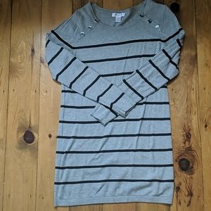 Maternity sweater dress.